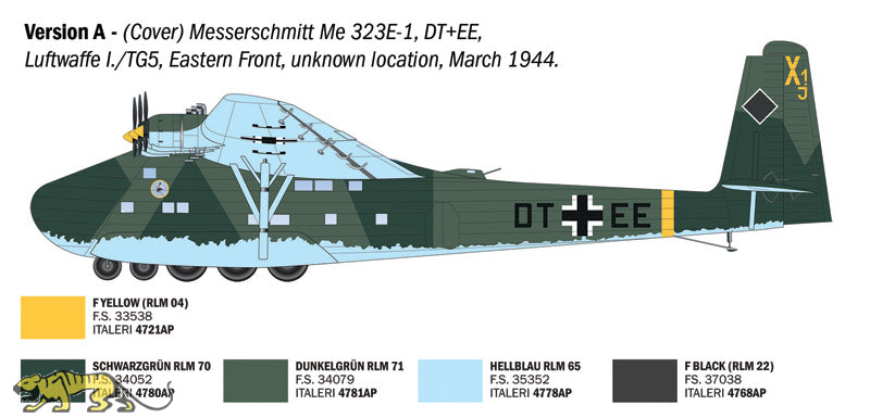 Messerschmitt Me323 Gigant - 1/72 Scale - Italeri - IT90104