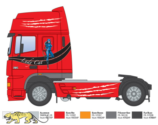 DAF XF 95 Super Space Cab - 1/24 Scale - Italeri - IT93834