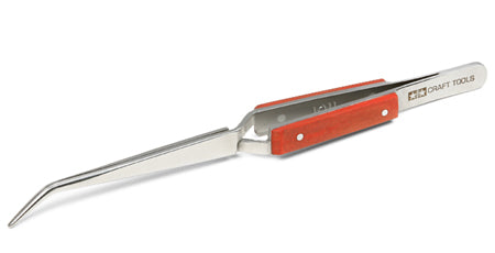HG Rev Action Angled Tweezers - Tamiya - TAM74102