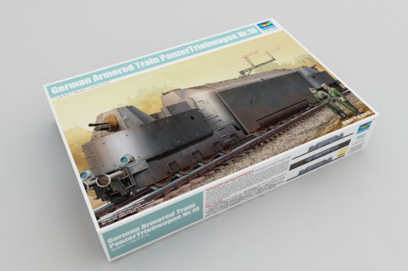 German Armored Train Panzertriebwagen Nr.16 - 1/35 Scale - Trumpeter - TRU00223