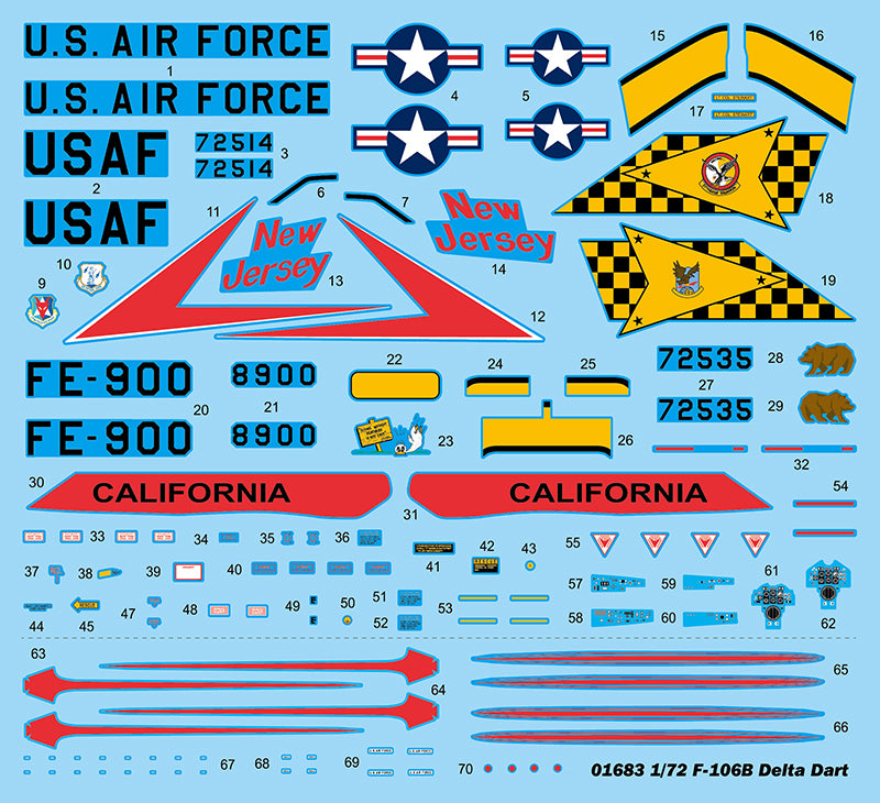 US F-106B Delta Dart - 1/72 Scale - Trumpeter - TRU01683