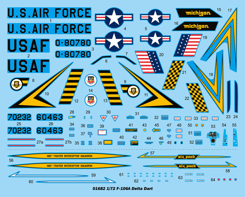 US F-106A Delta Dart - 1/72 Scale - Trumpeter - TRU01682