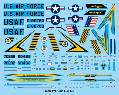 US F-106A Delta Dart - 1/72 Scale - Trumpeter - TRU01682