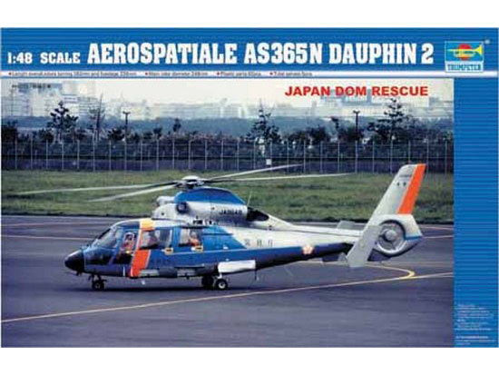 Aerospatiale AS365N Dauphin 2 - 1/48 Scale - Trumpeter - TRU02818