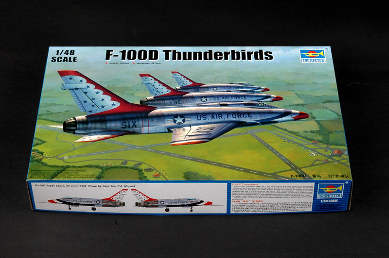 F-100D Thunderbirds Livery - 1/48 Scale - Trumpeter - TRU02822