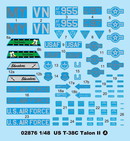 T-38C Talon II - 1/48 Scale - Trumpeter - TRU02876