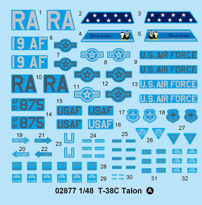 T-38C Talon - 1/48 Scale - Trumpeter - TRU02877