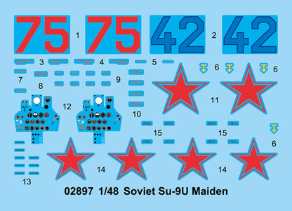 SU-9U Maiden - 1/48 Scale - Trumpeter - TRU02897