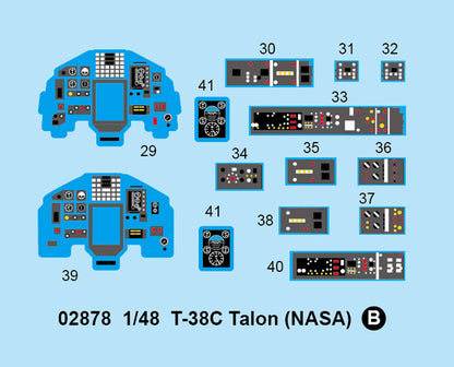T-38C Talon NASA - 1/48 Scale - Trumpeter - TRU02878