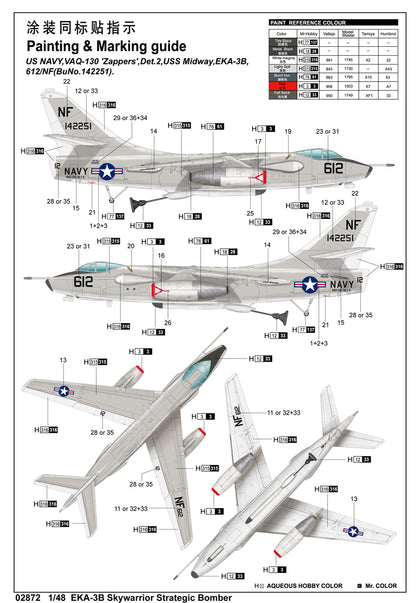 EKA-3B Skywarrior - 1/48 Scale - Trumpeter - TRU02872