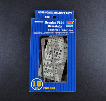 TBD1 Devastator 10 in Box - 1/350 Scale - Trumpeter - TRU06203