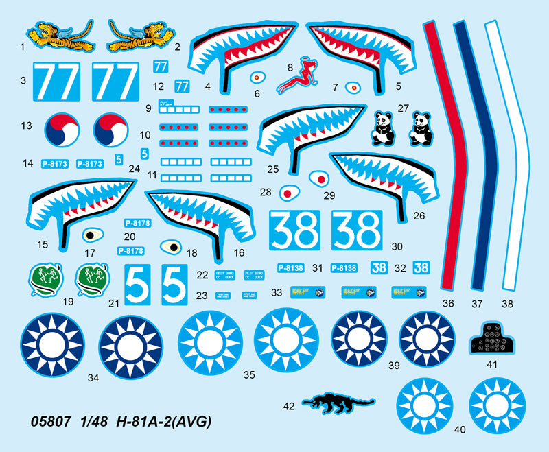 H-81 A-2 (AVG) -1/48 Scale - Trumpeter - TRU05807