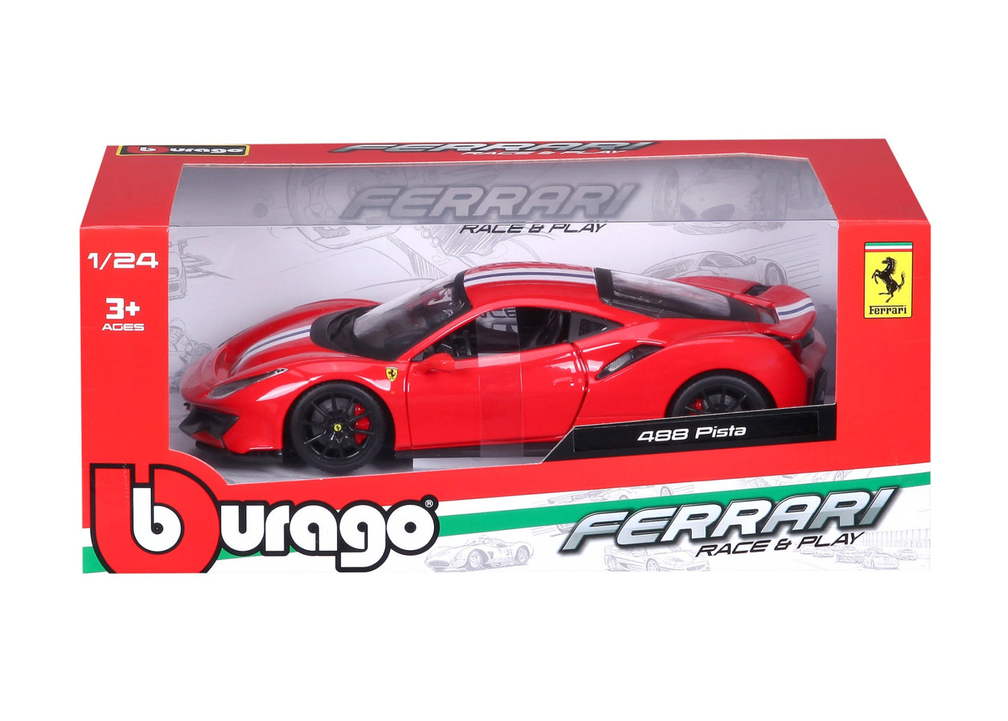 Ferrari 488 Pista 1/24 Bburago Bur18-26026