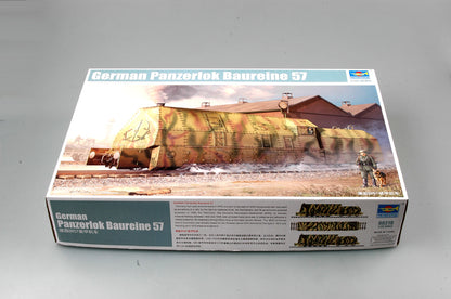 German Panzerlok BR57 Armoured Locomotive - 1/35 Scale - Trumpeter - TRU00219