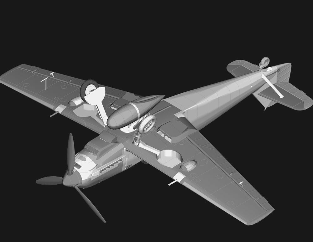 Messerschmitt BF 109-4 - 1/32 Scale - Trumpeter - TRU02289