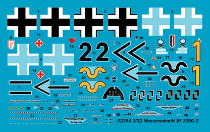Messerschmitt BF 109G-2 - 1/32 Scale - Trumpeter - TRU02294