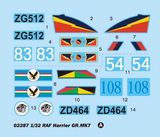 RAF Harrier GR.Mk.7 - 1/32 Scale - Trumpeter - TRU02287