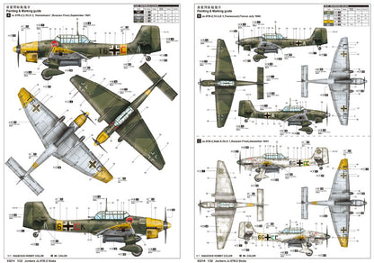Junkers JU-87B-2 Stuka - 1/32 Scale - Trumpeter - TRU03214