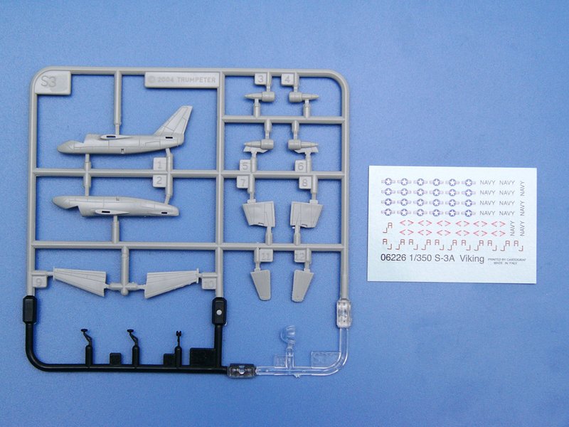 S-3B Viking Carrier based 6 in Box - 1/350 Scale - Trumpeter - TRU06226