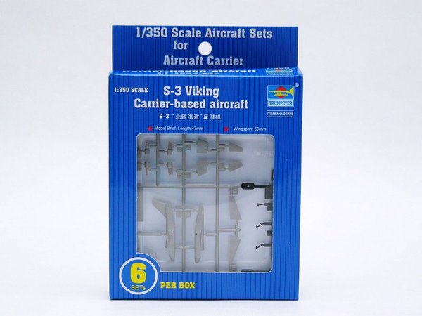 S-3B Viking Carrier based 6 in Box - 1/350 Scale - Trumpeter - TRU06226