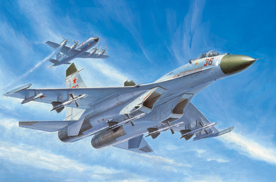 Russian SU-27 Early Type Fighter - 1/72 Scale - Trumpeter - TRU01661