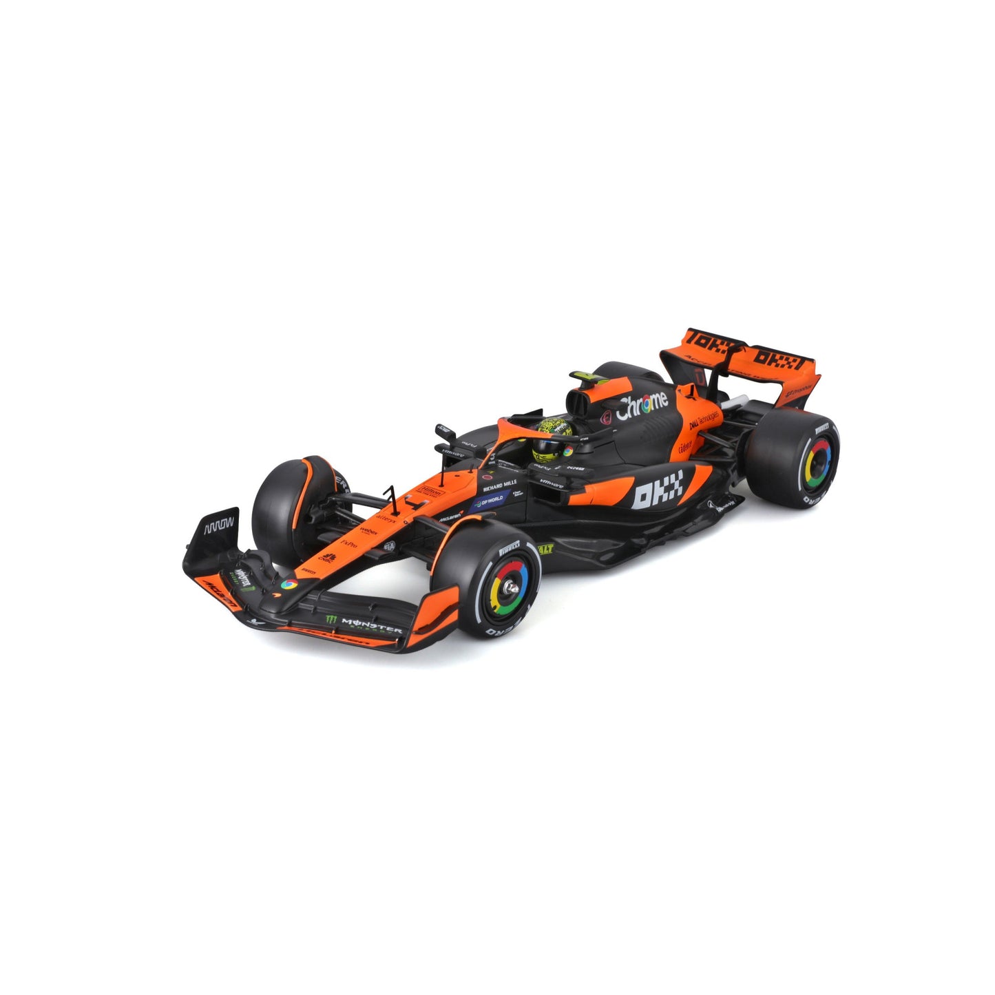 Mclaren F1 MCL38 2024 Model Kit #4 Norris 1/24 Bburago Bur18-28504