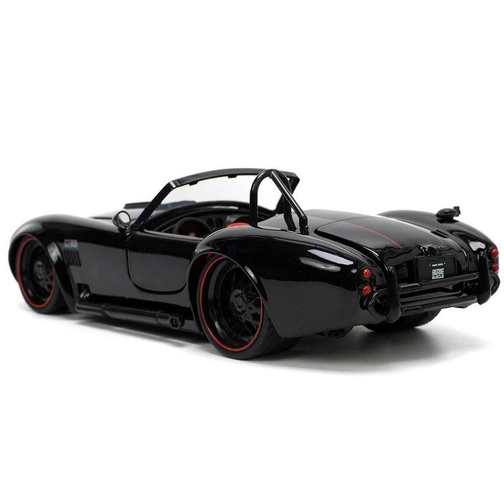 Shelby Cobra 427 Bigtime Muscle Black 1965 - 1/24 Scale - JADA - JAD32704