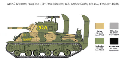 M4 Sherman US Marine Corps - 1/35 Scale - Italeri - IT6583