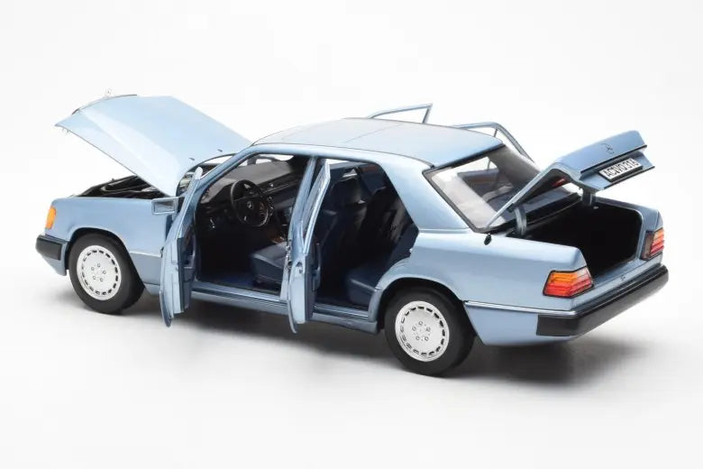MERCEDES-BENZ 230 E LIGHT BLUE METALLIC 1990 1/18 Scale NOREV MTDNOR183945