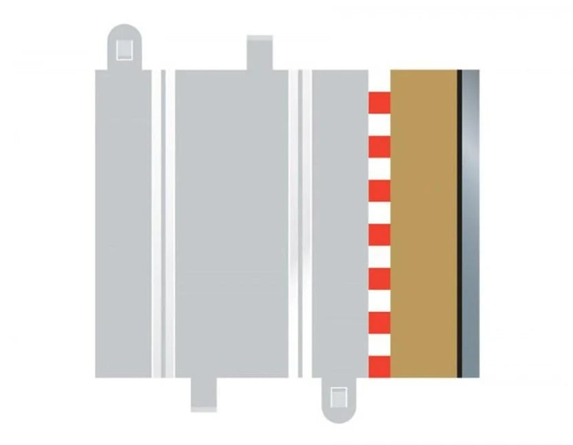 Half Straight Borders 175mm x 4 - 1/32 Scale - Scalextric - SCAC8223