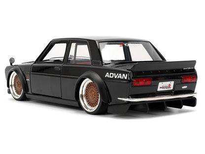 Datsun 510 ADVAN Black JDM Tuners 1973 - 1/24 Scale - Jada - JAD35954
