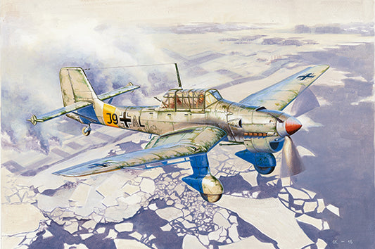 Junkers JU-87B-2/U4 Stuka - 1/24 Scale - Trumpeter - TRU02422