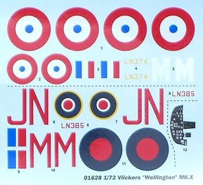 Vickers Wellington Mk.X - 1/72 Scale - Trumpeter - TRU01628