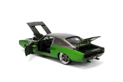 Dodge Charger R/T Candy Green and Dark Grey BTM 1970 - 1/24 Scale - Jada - JAD36298