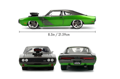 Dodge Charger R/T Candy Green and Dark Grey BTM 1970 - 1/24 Scale - Jada - JAD36298