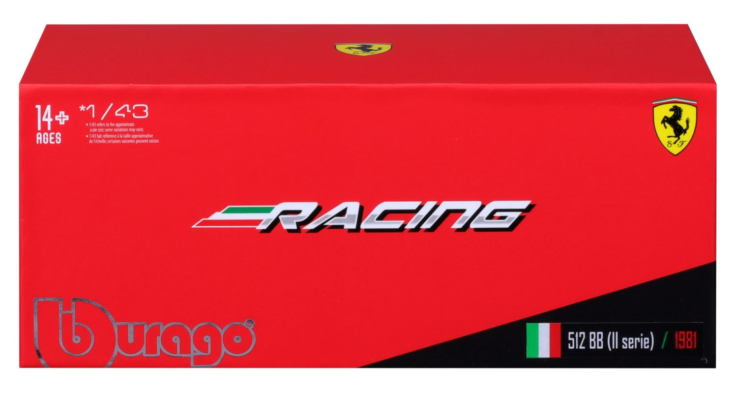 Ferrari 512 BB II serie 1981 1/43 Bburago Bur18-36308
