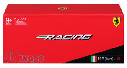 Ferrari 512 BB II serie 1981 1/43 Bburago Bur18-36308