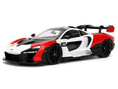 McLaren Senna Red/White Hyper-Spec - 1/24 Scale - Jada - JAD36370