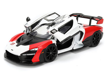 McLaren Senna Red/White Hyper-Spec - 1/24 Scale - Jada - JAD36370