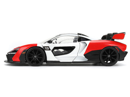 McLaren Senna Red/White Hyper-Spec - 1/24 Scale - Jada - JAD36370
