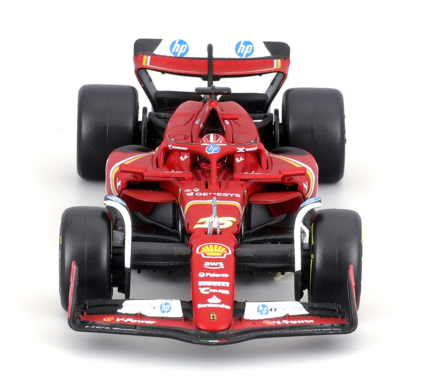 Ferrari F1 SF-24 2024(w/Helmet HC)#16 Leclerc 1/43 Bburago Bur18-36843-16