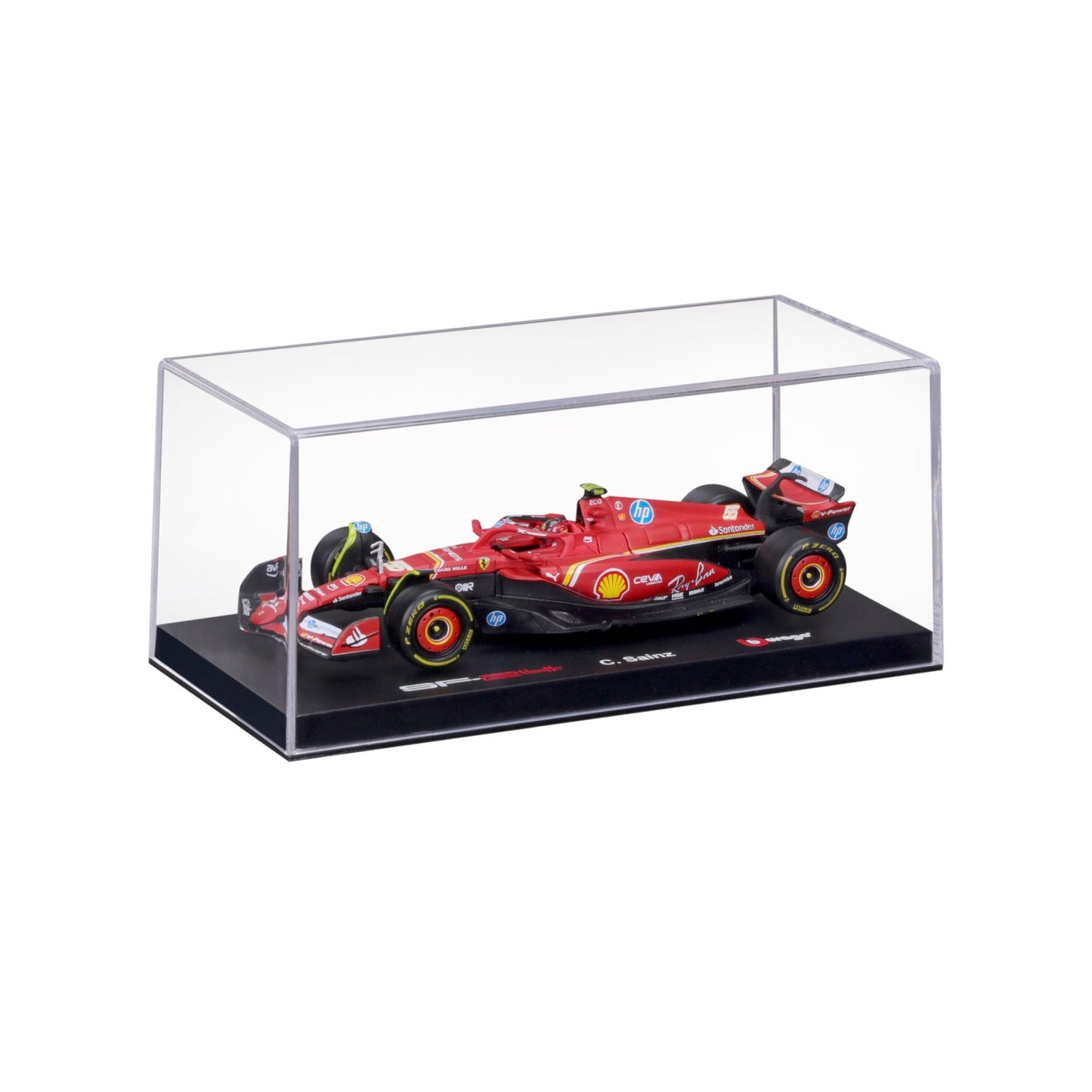 Ferrari F1 SF-24 2024 (w/Helmet HC) #55 Sainz 1/43 Bburago Bur18-36843-55