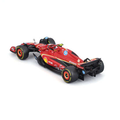 Ferrari F1 SF-24 2024 (w/Helmet HC) #55 Sainz 1/43 Bburago Bur18-36843-55