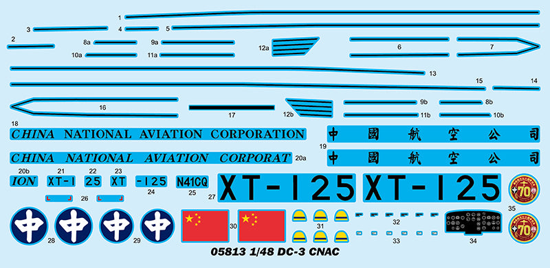 DC-3 CNAC - 1/48 Scale - Trumpeter - TRU05813