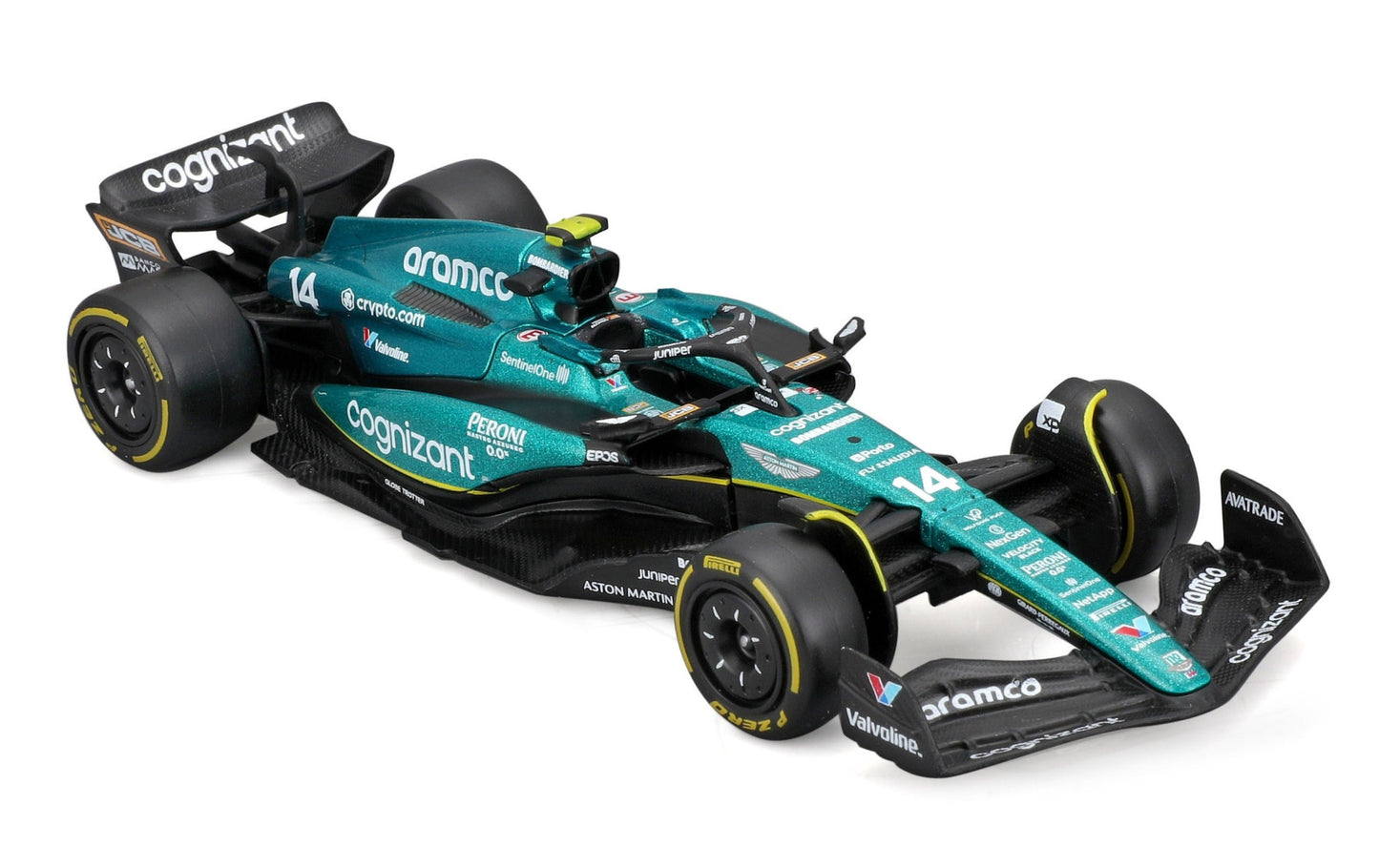 Aston Martin F1 AMR23 2023 (Asst) 1/43 Bburago Bur18-38090