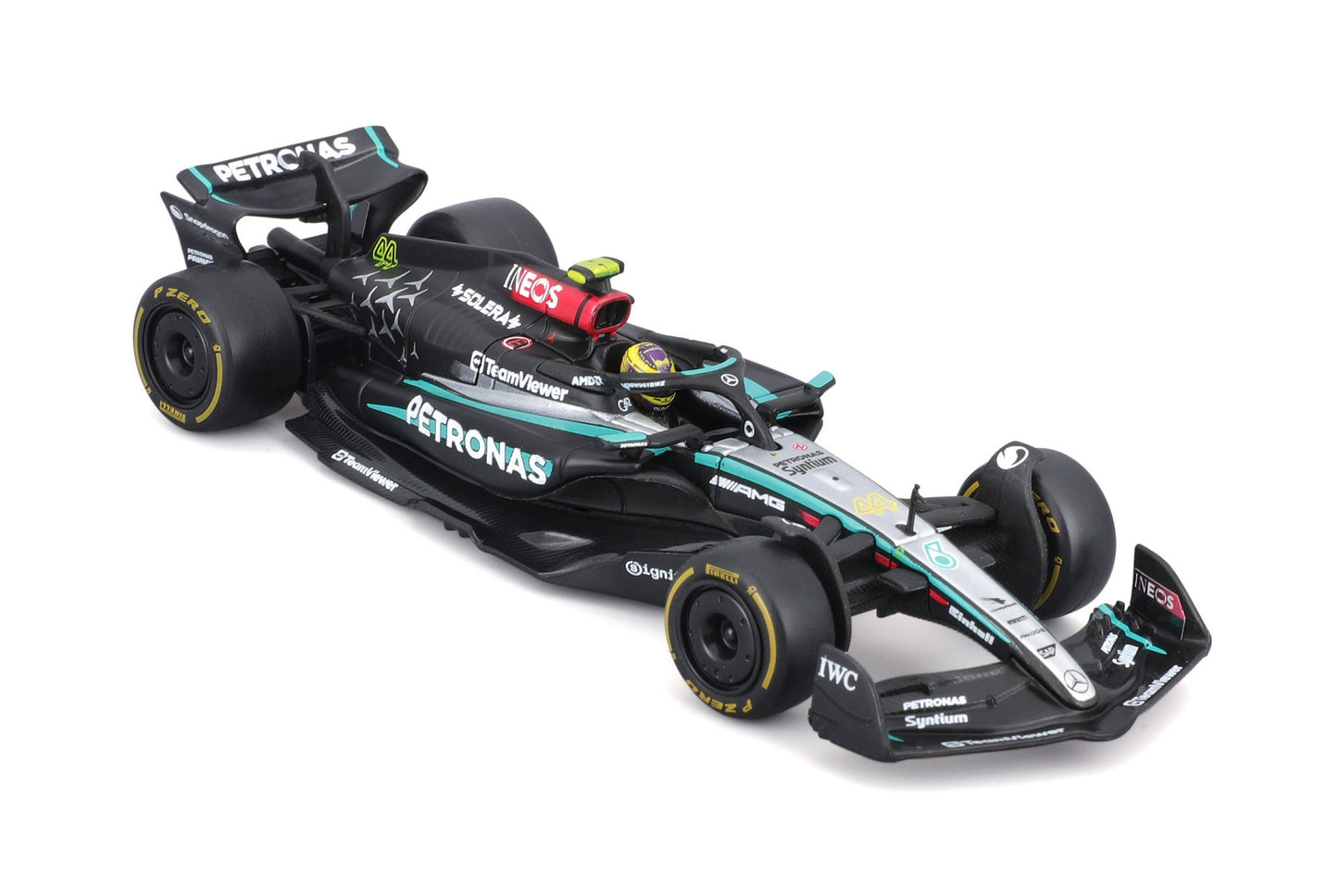 Mercedes-AMG F1 W15 2024 (w/Helmet HC) #44 1/43 Bburago Bur18-38209-44