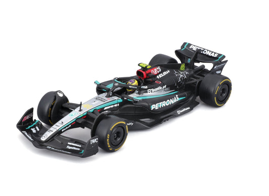 Mercedes-AMG F1 W15 2024 (w/Helmet HC) #44 1/43 Bburago Bur18-38209-44