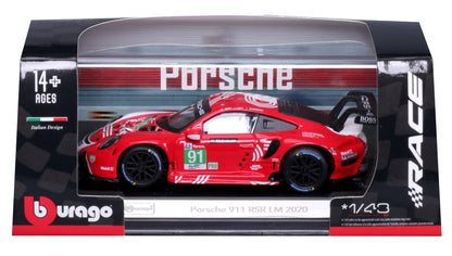Porsche 911 RSR LM 2020 1/43 Bburago Bur18-38308