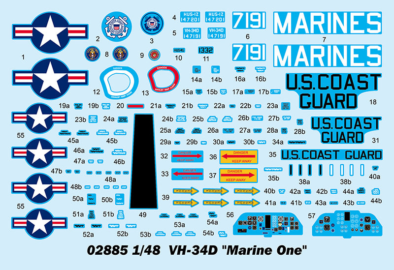 VH-34D Marine One - 1/48 Scale - Trumpeter - TRU02885