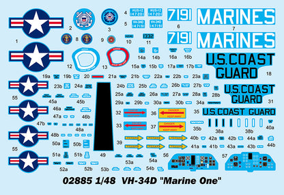 VH-34D Marine One - 1/48 Scale - Trumpeter - TRU02885